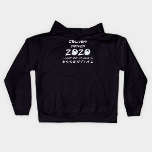 Delivery Driver 2020 Quarantine Gift Kids Hoodie